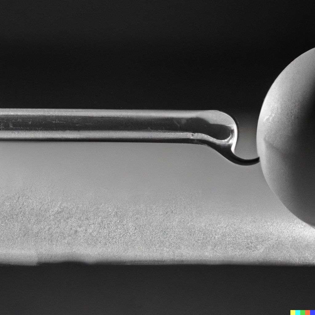 the discovery of gravity, photograph, black and white